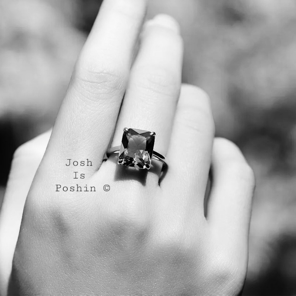 10*12MM Ruby ring in sterling silver - Picture 9 of 10